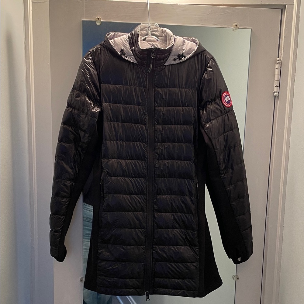 Canada Goose Black Puffer Jacket with Hood